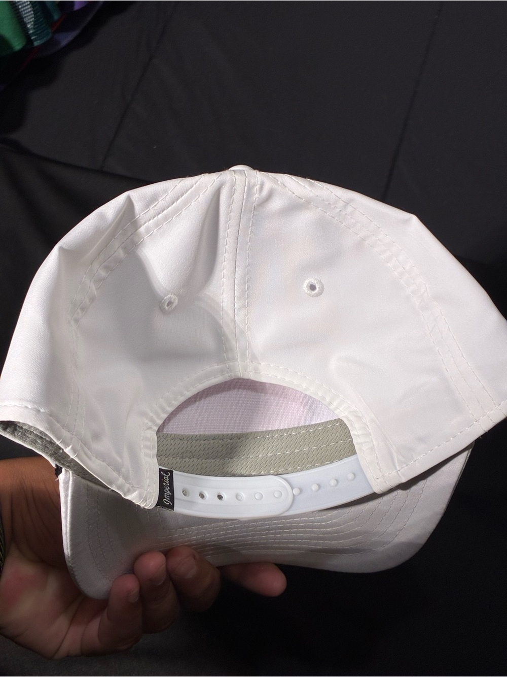 The Racing Warehouse White Performance snapback - Picture 2 of 3